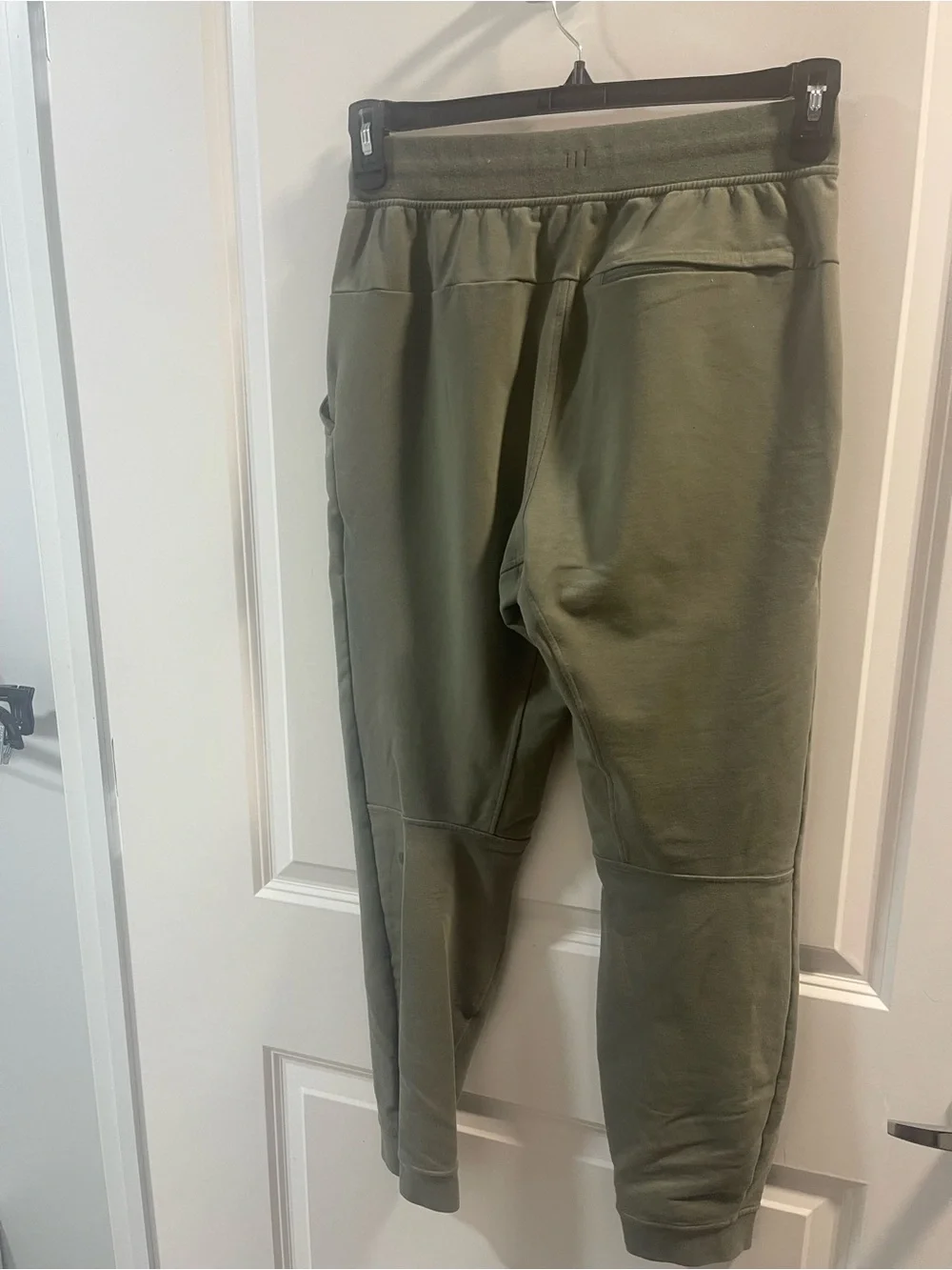 lululemon athletica Olive Green Men's Jogger Sweatpants Drawstring Flawed